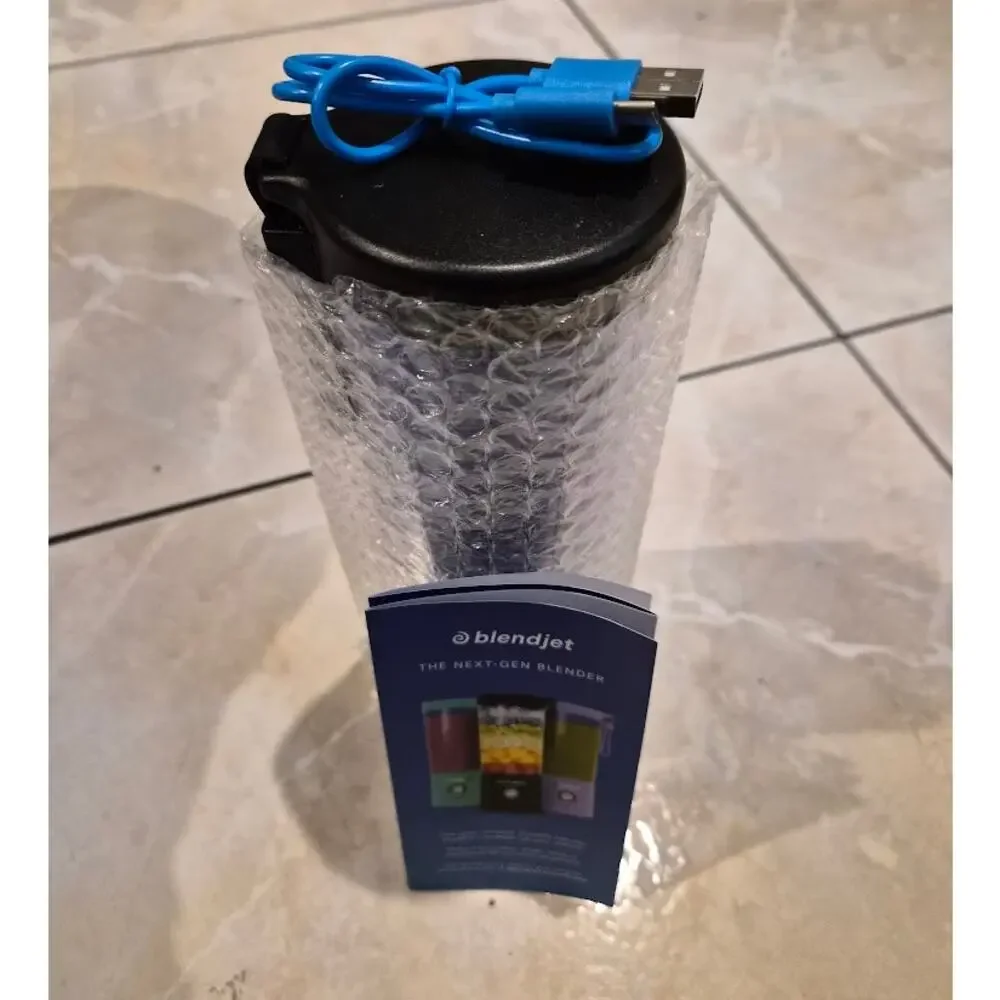 BlendJet 2 Portable Blender Black – USB-C Rechargeable 16 oz – New in Box